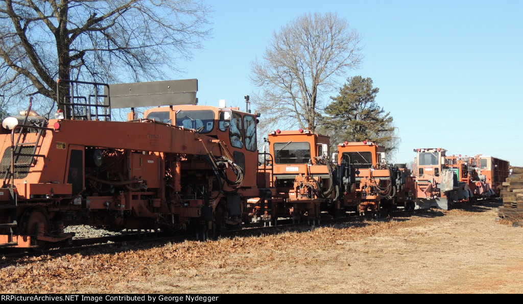 MoW Equipment after track repair